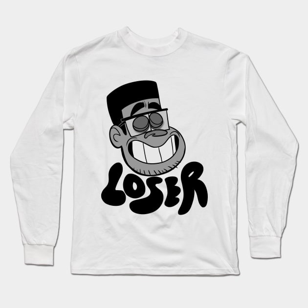 LOSER Long Sleeve T-Shirt by Paperboxhouse